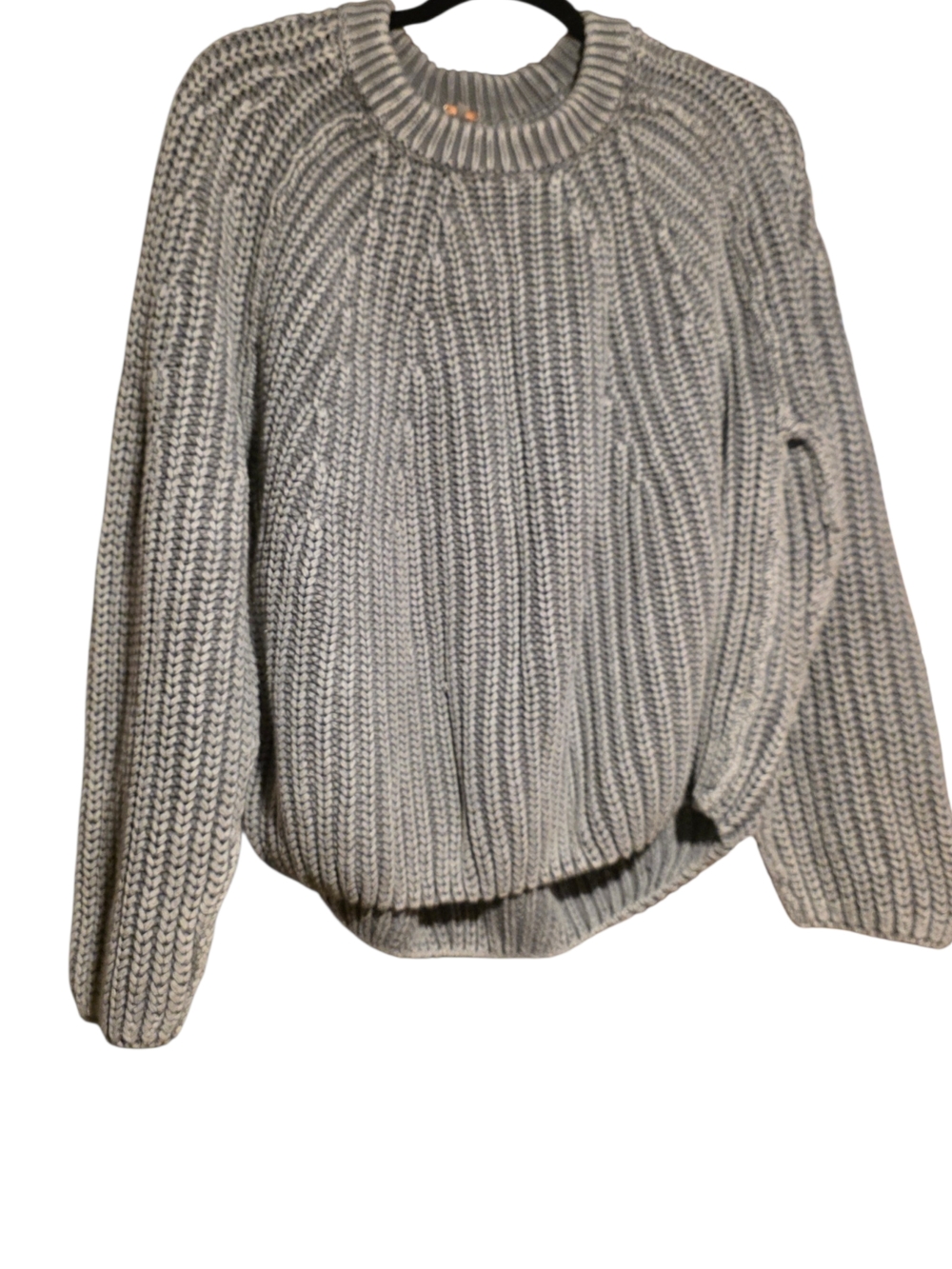 Freepeople Cozy Chunky Knit Cropped  Crewneck Sweater Ec